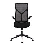 Adore Mobilya Techno Rest File Sırtlı Çalışma Koltuğu-Siyah 65x110-120x67 cm (GxYxD)