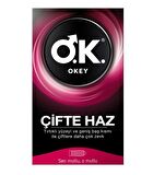 Okey Çifte Haz Prezervatif 10'lu
