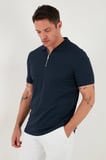 Buratti Pamuklu Regular Fit Yarım Fermuarlı 3'lü Paket Polo Yaka T Shirt Erkek POLO YAKA T SHİRT 5902738S3