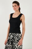 Lela Streç Pamuklu Oversize Fit 2' li Paket Gömlek-Atlet Set Bayan GÖMLEK-ATLET SET 67810014979S2