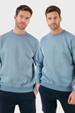 Buratti Regular Fit Bisiklet Yaka Şardonlu 2'li Paket Sweat Erkek SWEAT 5905255S2