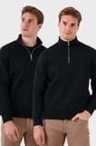 Buratti Pamuklu Regular Fit Dik Yaka 2'li Paket Sweat Erkek SWEAT 59052592S2