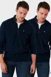 Buratti Slim Fit Anti-Pilling Tüylenme Yapmayan Şardonlu Soğuk Geçirmez  2'li Paket Polar Erkek POLAR 5906001S2