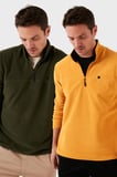Buratti Slim Fit Anti-Pilling Tüylenme Yapmayan Şardonlu Soğuk Geçirmez  2'li Paket Polar Erkek POLAR 5906001S2