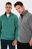 Buratti Slim Fit Anti-Pilling Tüylenme Yapmayan Şardonlu Soğuk Geçirmez  2'li Paket Polar Erkek POLAR 5906001S2