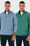 Buratti Slim Fit Anti-Pilling Tüylenme Yapmayan Şardonlu Soğuk Geçirmez  2'li Paket Polar Erkek POLAR 5906001S2