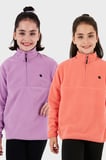 Lela Yumuşak Dokulu Fermuarlı Dik Yaka Şardonlu 2'li Paket Polar Çocuk POLAR 5905002S2