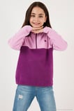 Lela Yumuşak Dokulu Yarım Fermuarlı Renk Bloklu Dik Yaka Unisex Çocuk 2'li Paket Polar POLAR 5905004S2