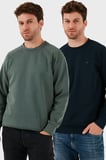 Buratti Streç Pamuklu Relaxed Fit Bisiklet Yaka 2'li Paket Sweat Erkek SWEAT 5901210S2