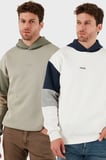 Buratti Pamuklu Relaxed Fit Kapüşonlu İçi Tüylü Yumuşak Şardonlu 2' li Paket Sweat Erkek SWEAT 5905299S2