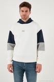 Buratti Pamuklu Relaxed Fit Kapüşonlu İçi Tüylü Yumuşak Şardonlu 2' li Paket Sweat Erkek SWEAT 5905299S2