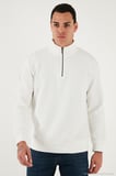Buratti Pamuklu Regular Fit Yarım Fermuarlı Dik Yaka 2'li Paket Sweat Erkek SWEAT 5905716S2