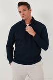 Buratti Pamuklu Regular Fit Yarım Fermuarlı Dik Yaka 2'li Paket Sweat Erkek SWEAT 5905716S2