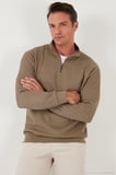 Buratti Pamuklu Regular Fit Yarım Fermuarlı Dik Yaka 2'li Paket Sweat Erkek SWEAT 5905716S2