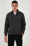 Buratti Pamuklu Regular Fit Yarım Fermuarlı Dik Yaka 2'li Paket Sweat Erkek SWEAT 5905716S2