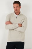 Buratti Pamuklu Regular Fit Yarım Fermuarlı Dik Yaka 2'li Paket Sweat Erkek SWEAT 5905716S2