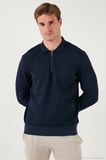Buratti Pamuklu Regular Fit Yarım Fermuarlı 2'li Paket Polo Yaka Sweat Erkek SWEAT 5905789S2