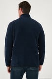 Buratti Slim Fit Yarım Fermuarlı Dik Yaka Soğuk Geçirmez 2'li Paket Polar Erkek POLAR 5906003S2