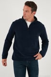 Buratti Slim Fit Yarım Fermuarlı Dik Yaka Soğuk Geçirmez 2'li Paket Polar Erkek POLAR 5906003S2