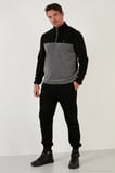 Buratti Regular Fit Anti-Pilling Tüylenme Yapmayan Dik Yaka Şardonlu 2'li Paket Polar Erkek POLAR 5906016S2