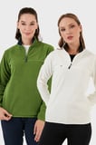 Lela Slim Fit Yumuşak Dokulu Anti-Pilling Tüylenme Yapmayan 2'li Paket Polar Bayan POLAR 5907000S2