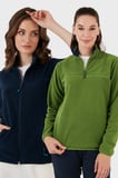 Lela Slim Fit Yumuşak Dokulu Anti-Pilling Tüylenme Yapmayan 2'li Paket Polar Bayan POLAR 590700200S2