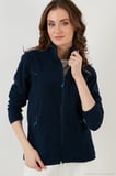 Lela Slim Fit Anti-Pilling Tüylenme Yapmayan Fermuarlı Cepli Hırka 2' li Paket Polar Bayan POLAR 5907002S2
