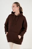 Lela Regular Fit Pamuklu Kapüşonlu Yaka Şardonlu Kışlık 2'li Paket Sweat Bayan SWEAT 5863854S2