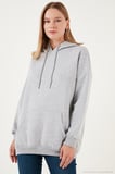 Lela Regular Fit Pamuklu Kapüşonlu Yaka Şardonlu Kışlık 2'li Paket Sweat Bayan SWEAT 5863854S2