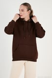 Lela Regular Fit Pamuklu Kapüşonlu Yaka Şardonlu Kışlık 2'li Paket Sweat Bayan SWEAT 5863854S2