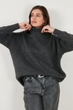 Lela Oversize Fit Balıkçı Yaka Yumuşak Dokulu 2'li Paket Triko Kazak Bayan KAZAK 680KZ00469S2