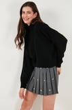 Lela Oversize Fit Balıkçı Yaka Yumuşak Dokulu 2'li Paket Triko Kazak Bayan KAZAK 680KZ00469S2