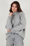 Lela Oversize Fit Balıkçı Yaka Yumuşak Dokulu 2'li Paket Triko Kazak Bayan KAZAK 680KZ00469S2