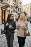 Lela Oversize Fit Balıkçı Yaka Yumuşak Dokulu 2'li Paket Triko Kazak Bayan KAZAK 680KZ00469S2