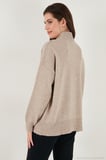 Lela Oversize Fit Balıkçı Yaka Yumuşak Dokulu 2'li Paket Triko Kazak Bayan KAZAK 680KZ00469S2