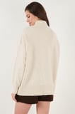 Lela Oversize Fit Balıkçı Yaka Yumuşak Dokulu 2'li Paket Triko Kazak Bayan KAZAK 680KZ00469S2