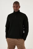 Buratti Slim Fit Yarım Fermuarlı Yumuşak Dokulu Şardonlu Soğuk Geçirmez 2'li Paket Polar Erkek POLAR 59060011S2