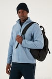 Buratti Slim Fit Yarım Fermuarlı Yumuşak Dokulu Şardonlu Soğuk Geçirmez 2'li Paket Polar Erkek POLAR 59060011S2