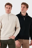 Buratti Pamuklu Regular Fit Dik Yaka 2'li Paket Sweat Erkek SWEAT 59052592S2