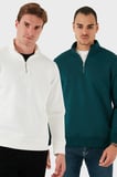Buratti Pamuklu Regular Fit Dik Yaka 2'li Paket Sweat Erkek SWEAT 59052592S2