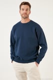 Buratti Regular Fit Bisiklet Yaka Şardonlu 2'li Paket Sweat Erkek SWEAT 5905255S2