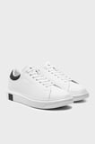 Armani Exchange Logolu Hakiki Deri Sneaker Ayakkabı Erkek AYAKKABI XUX123 XV534 ECRU EKRU