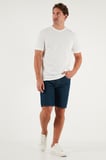 Buratti Pamuklu Regular Fit Bisiklet Yaka 3'lü Paket T Shirt Erkek T SHİRT 59020204S3 Mürdüm-Açık Gri-Ekru