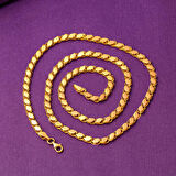 Halep 22 Ayar Altın Zincir 60 cm