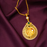 Yıldız Lale Tuğra Altın Kolye