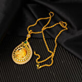 Yıldız Lale Tuğra Altın Kolye