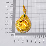 Yıldız Lale Tuğra Altın Kolye