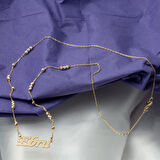 Dorika Toplu İsimli Altın Kolye