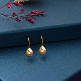 Damla 14 Ayar Altın Sarkıt Küpe