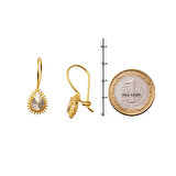 Damla 14 Ayar Altın Sarkıt Küpe